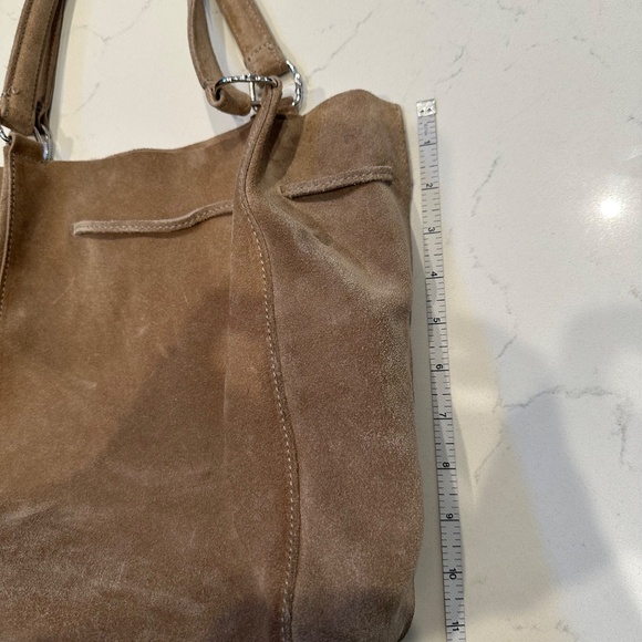 Say hello to Romy Suede Hobo Bag - the perfect brown suede  Trussardi Brown Suede Hobo Bag